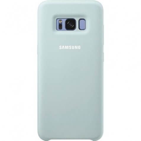 Lucht Garderobe Van God Samsung Galaxy S8 Hoesje - Silicone Cover Blauw | Officiële hoesjes