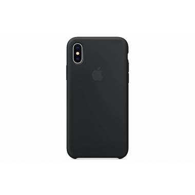 Zwarte silicone case voor de iphone x bij OfficieleHoesjes.nl
