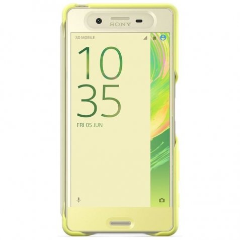 Sony Xperia X Style Cover Touch Goud