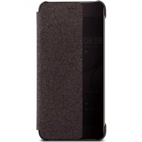 Huawei P10 Plus View Cover Book Case Bruin