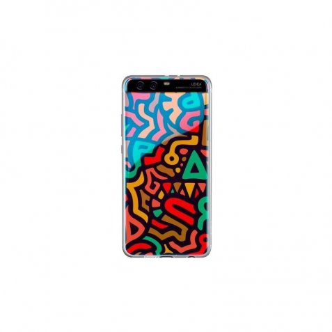 Huawei P10 TPU Back Cover Doodle Pattern