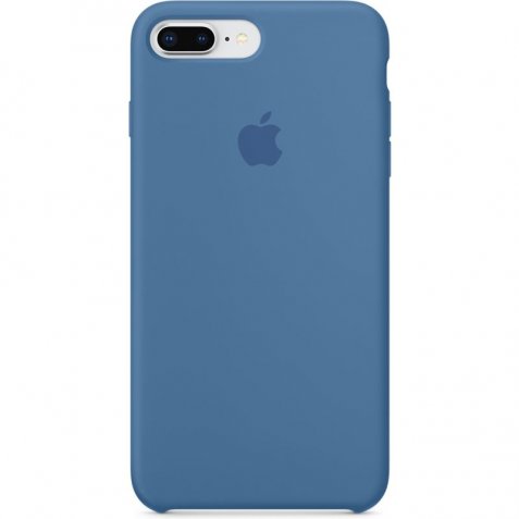 Apple iPhone 7 Plus/8 Plus Silicone Back Cover Jeansblauw