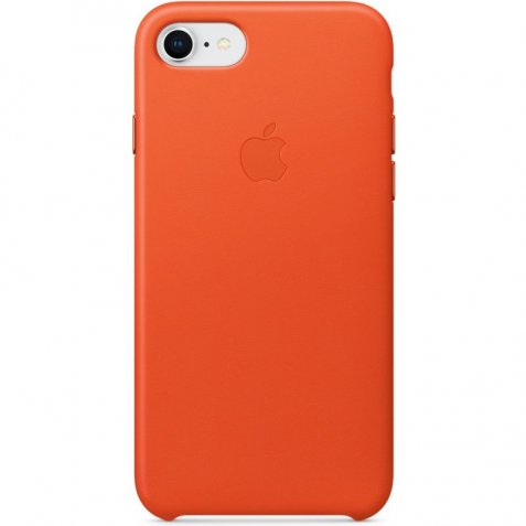 Apple iPhone 7/8 Leather Back Cover Feloranje