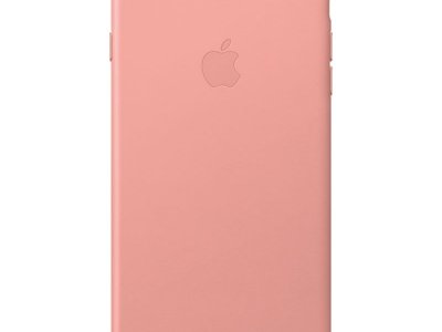 Apple iPhone 7 Plus/8 Plus Leather Back Cover Zachtroze