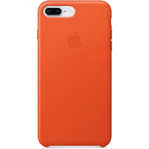 Apple iPhone 7 Plus/8 Plus Leather Back Cover Feloranje