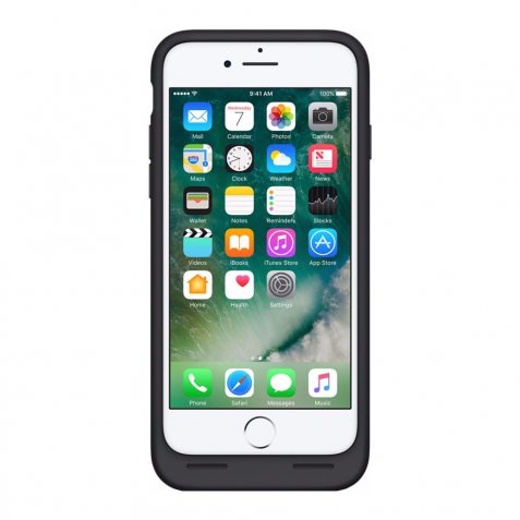 Apple iPhone 7 Smart Battery Case Zwart