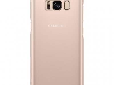 Samsung Galaxy S8 Clear Back Cover Roze