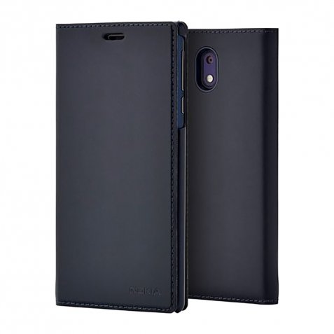 Nokia 3 Slim Flip Book Case Blauw