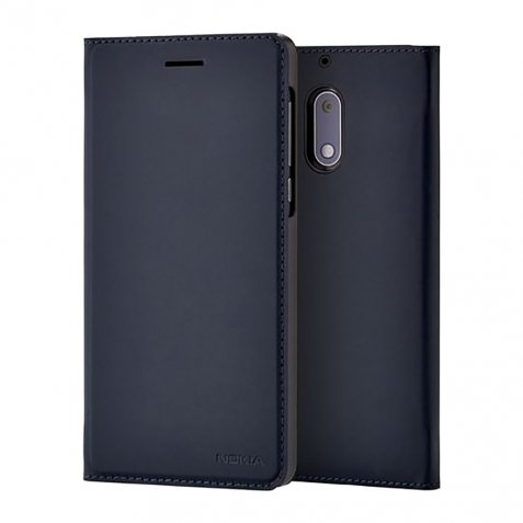 Nokia 5 Slim Flip Book Case Blauw