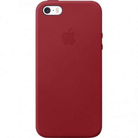Apple iPhone 5/5S/SE Leather Back Cover Rood