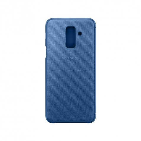 Samsung Galaxy A6 Plus (2018) Wallet Cover Book Case Blauw