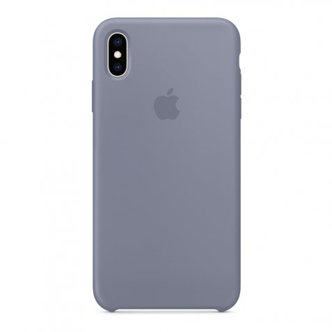Apple iPhone Xs Max Silicone Case Lavendelgrijs