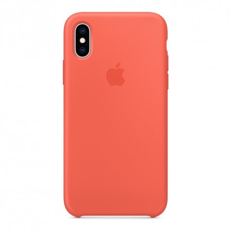 Apple iPhone Xs Silicone Case Nectarine