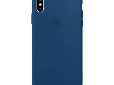 Apple iPhone Xs Max Silicone Case Horizonblauw