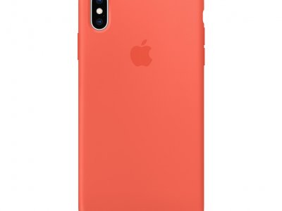 Apple iPhone Xs Max Silicone Case Nectarine