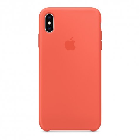 Apple iPhone Xs Max Silicone Case Nectarine