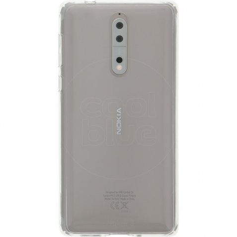 Nokia 8 Hybrid Crystal Back Cover Transparant