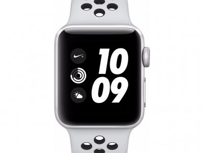 Apple Watch Series 3 Nike+ 42mm Zilver Aluminium/Zwart Sportband