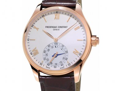 Frederique Constant Horological Wit/Donkerbruin