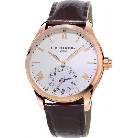 Frederique Constant Horological Wit/Donkerbruin
