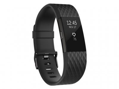 Fitbit Charge 2 Black/Gunmetal - L - Special Edition