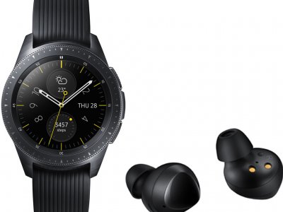 Samsung Galaxy Watch 42 mm Black + Samsung Galaxy Buds