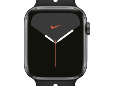 Apple Watch Nike Series 5 44mm Space Gray Aluminium / Zwarte Sportband