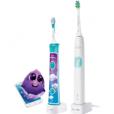 Philips Sonicare ProtectiveClean 4300 HX6807/63 + Kids Connected HX6321/03