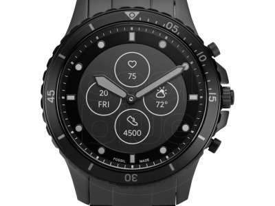Fossil FB-01 Hybrid HR Smartwatch FTW7017 Zwart