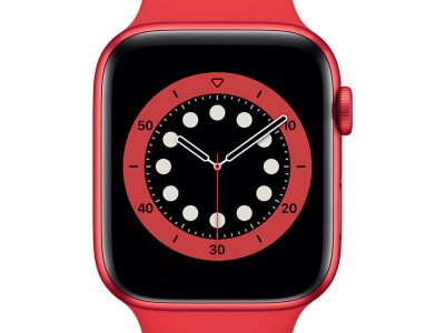 Apple Watch Series 6 44mm RED Aluminium RED Sportband