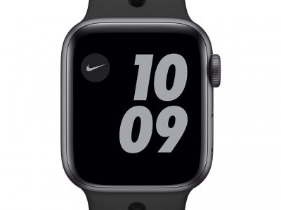 Apple Watch Nike Series 6 40mm Space Gray Aluminium Zwarte Sportband