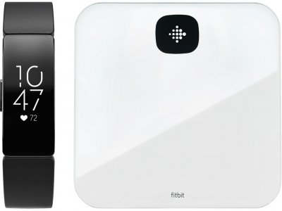 Fitbit Inspire HR Zwart met Fitbit weegschaal