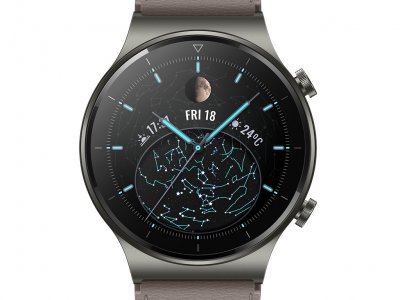 Huawei Watch GT 2 Pro Grijs/Bruin 46mm