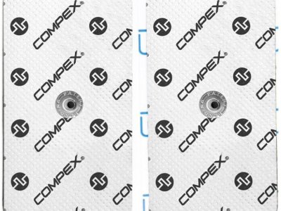 Compex Performance Elektrode 5x10cm single snap wit