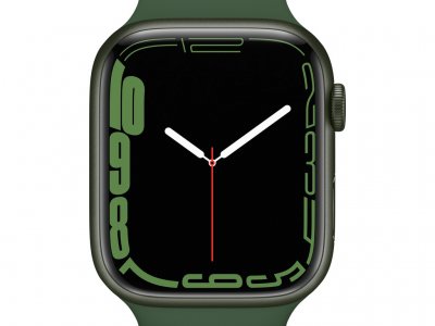 Apple Watch Series 7 45mm Groen Aluminium Groene Sportband