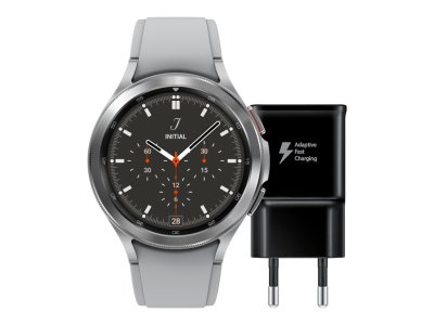 Samsung Galaxy Watch4 Classic 46 mm Zilver + Oplader